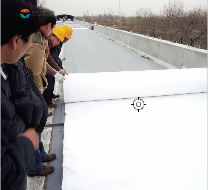 Staple fiber nonwoven geotextile for High-speed rail High strength Light China M
